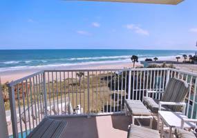 Ormond Beach Oceanfront Condo Balcony