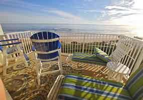 Ormond by the Sea Oceanfront Condo Balcony