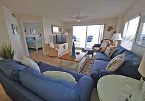 Ormond Beach Oceanfront Living Room