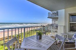 Ormond Beach Oceanfront Condo Balcony