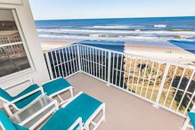 Ormond Beach Oceanfront Condo Balcony