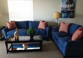 Ormond Beach Oceanfront Living Room