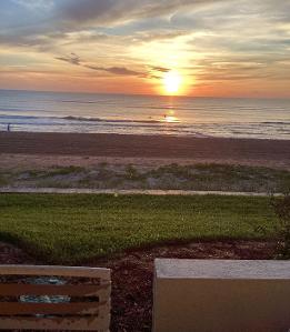 Ormond Beach Oceanfront Condo Balcony